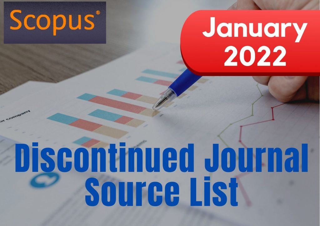 SCOPUS Discontinued 2022